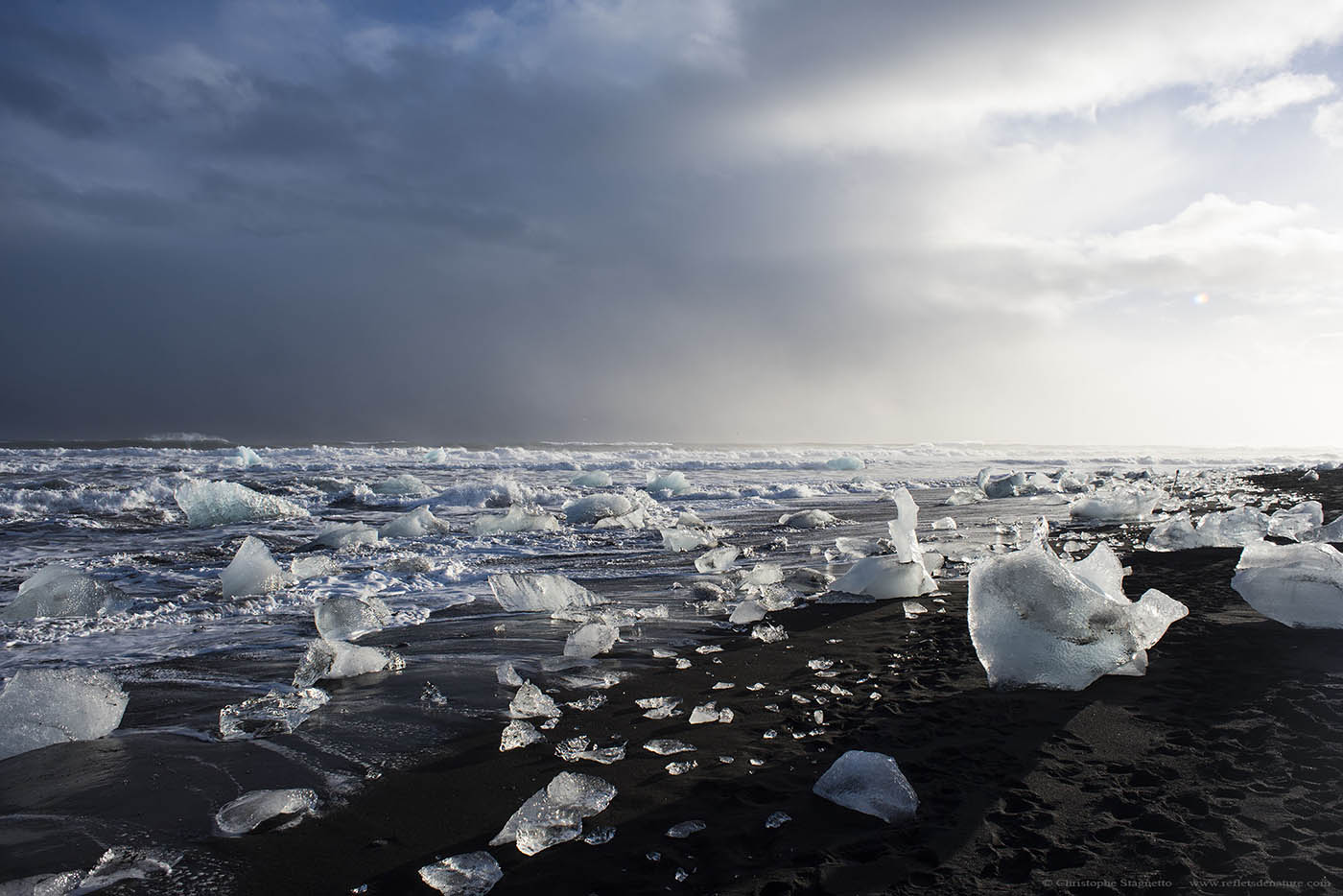 plage icebergs loading=