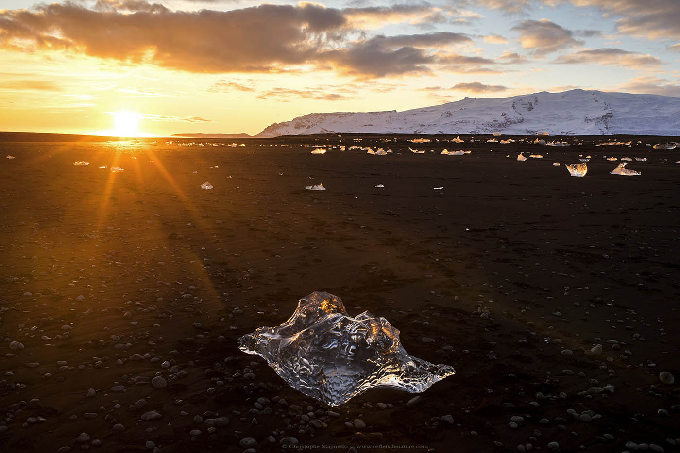 sunset iceberg loading=